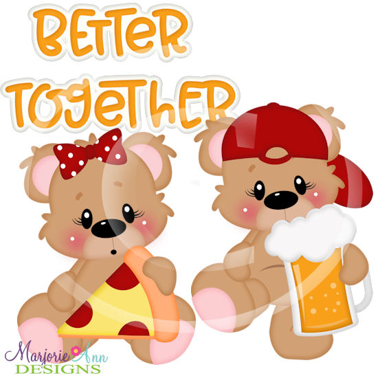 Benny & Belinda Better Together-Pizza & Beer SVG Cutting Files - Click Image to Close